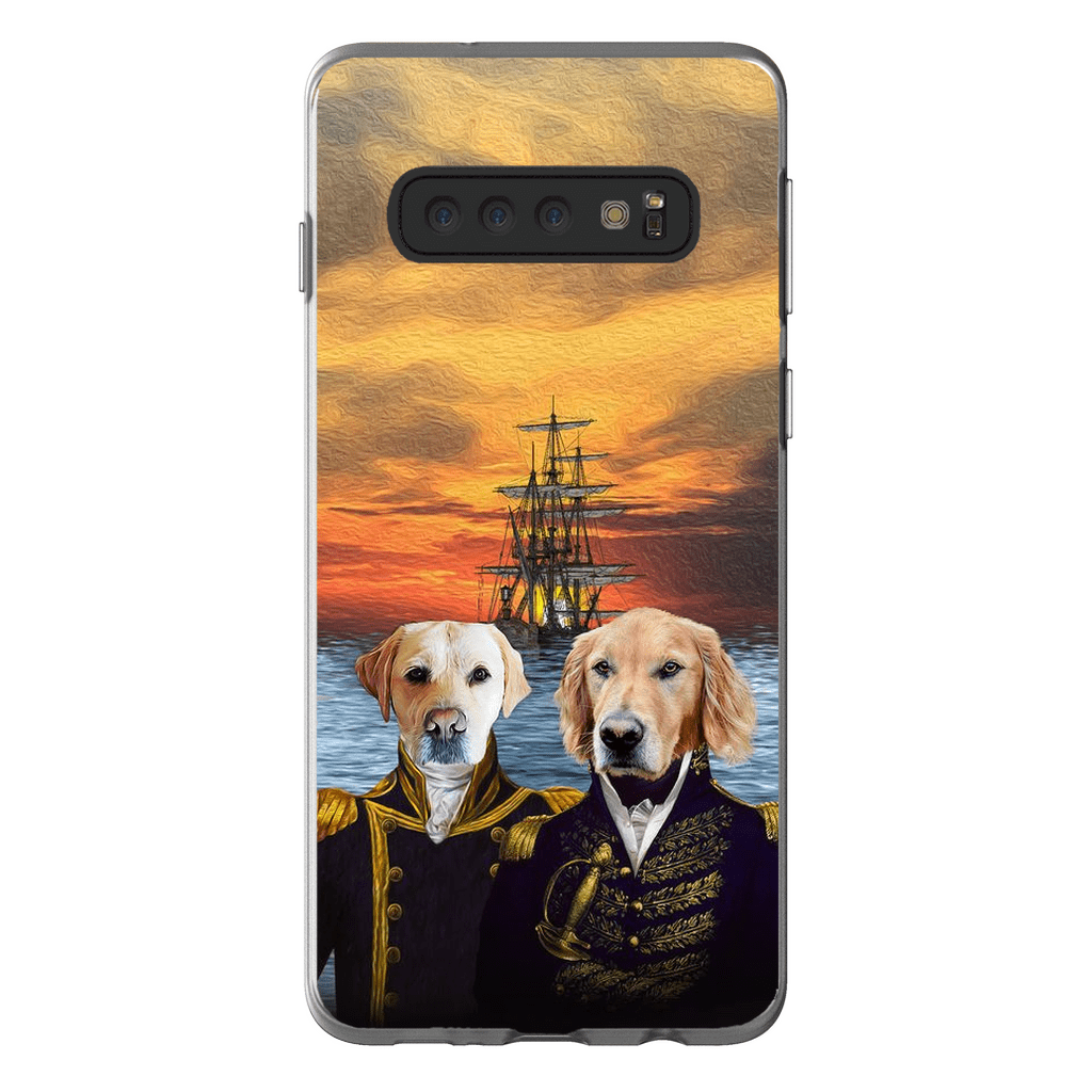 Funda personalizada para teléfono con 2 mascotas &#39;The Explorers&#39;