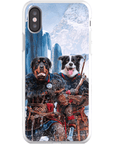 Funda personalizada para teléfono con 2 mascotas 'The Viking Warriors'