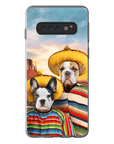 '2 Amigos' Funda personalizada para teléfono con 2 mascotas