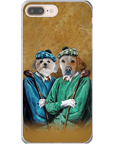 Funda personalizada para teléfono con 2 mascotas 'The Golfers'