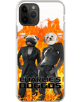 Funda personalizada para teléfono con 2 mascotas 'Charlie's Doggos'