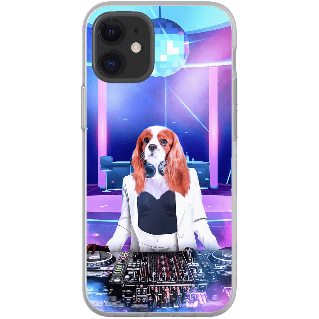 Funda para móvil personalizada &#39;La DJ femenina&#39;