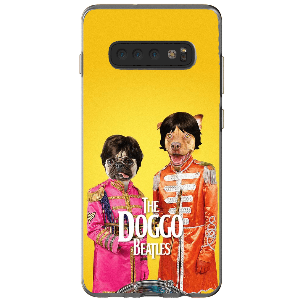 Funda personalizada para teléfono con 2 mascotas &#39;The Doggo Beatles&#39;