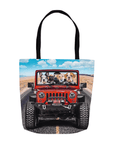 Bolsa de mano personalizada para 4 mascotas 'The Yeep Cruisers'