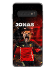 Funda para móvil personalizada 'Belgium Doggos Soccer'