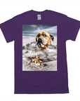 Camiseta personalizada para mascotas 'Majestic Snowy Mountain' 