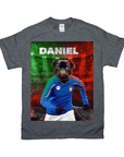 Camiseta personalizada para mascotas 'Italia Doggos Soccer'