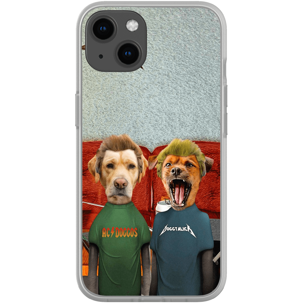 Funda personalizada para teléfono con 2 mascotas &#39;Beavis y Buttsniffer&#39;