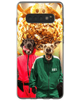 Funda personalizada para teléfono con 2 mascotas 'Squid Paws'