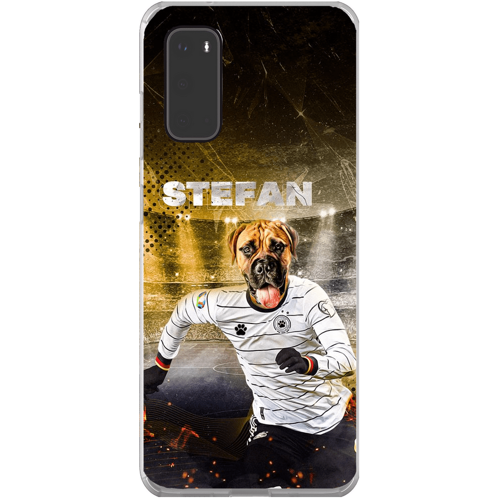 Funda para móvil personalizada &#39;Alemania Doggos Soccer&#39;