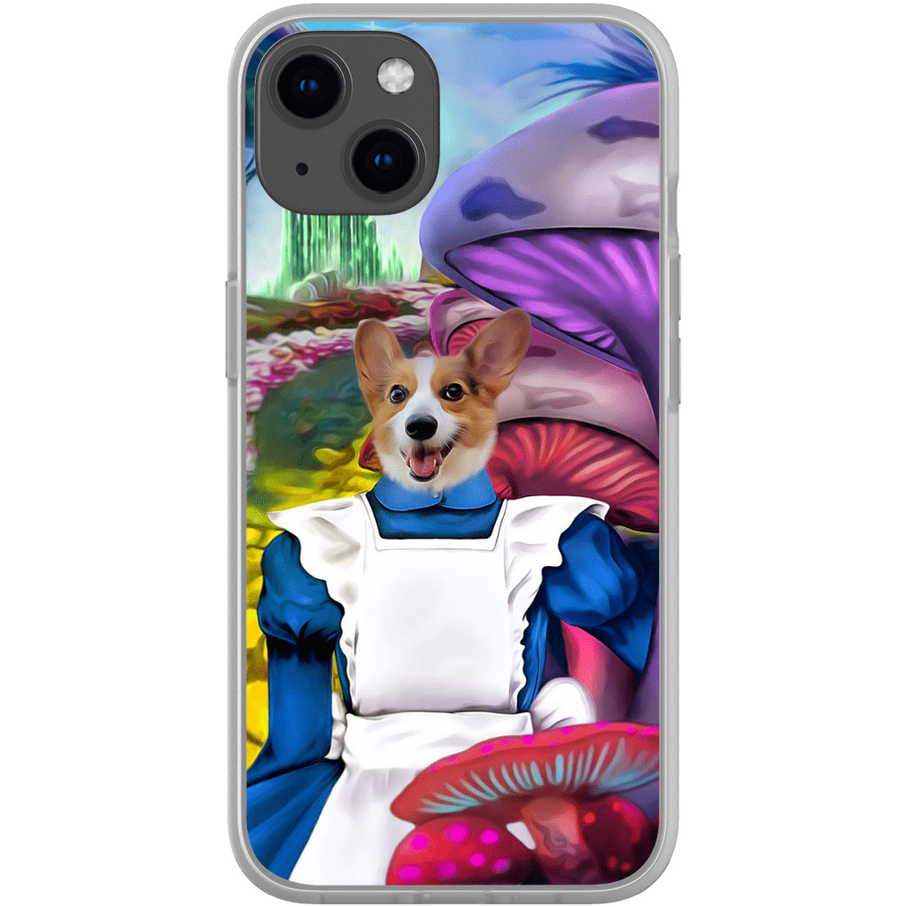 Funda para móvil personalizada &#39;Alicia en Doggoland&#39;