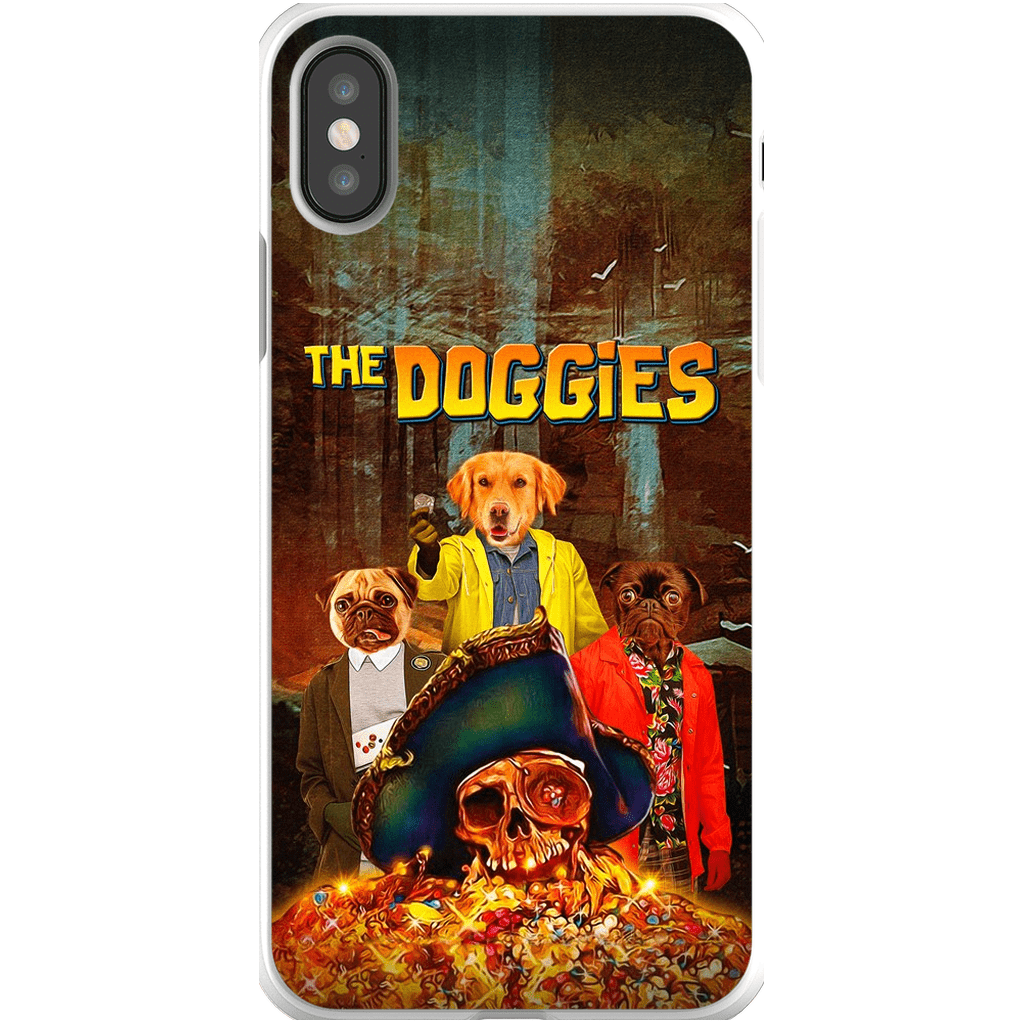 &#39;The Doggies&#39; Funda personalizada para teléfono con 3 mascotas