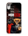 Funda personalizada para teléfono con 2 mascotas 'Doggo Heist'