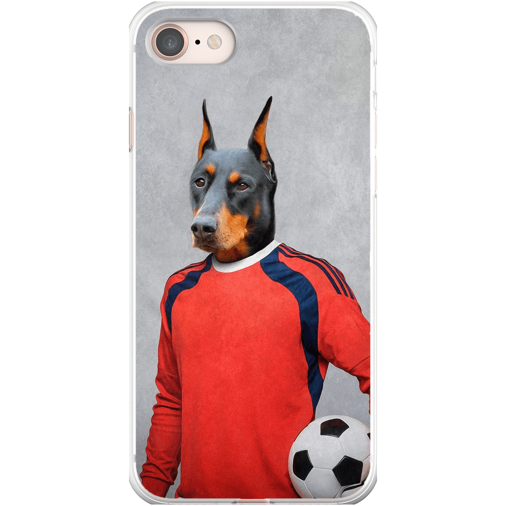 Funda para móvil personalizada &#39;El portero de fútbol&#39;