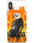 Funda para teléfono personalizada 'Charlie's Doggo'