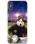 Funda para móvil personalizada 'El jugador de rugby'