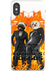 Funda personalizada para teléfono con 2 mascotas 'Charlie's Doggos'