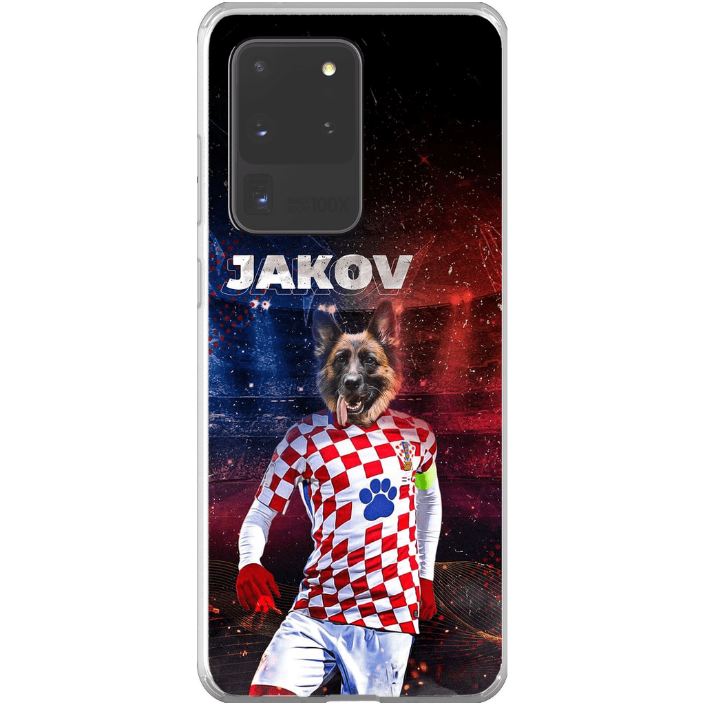 Funda para móvil personalizada &#39;Croacia Doggos Soccer&#39;