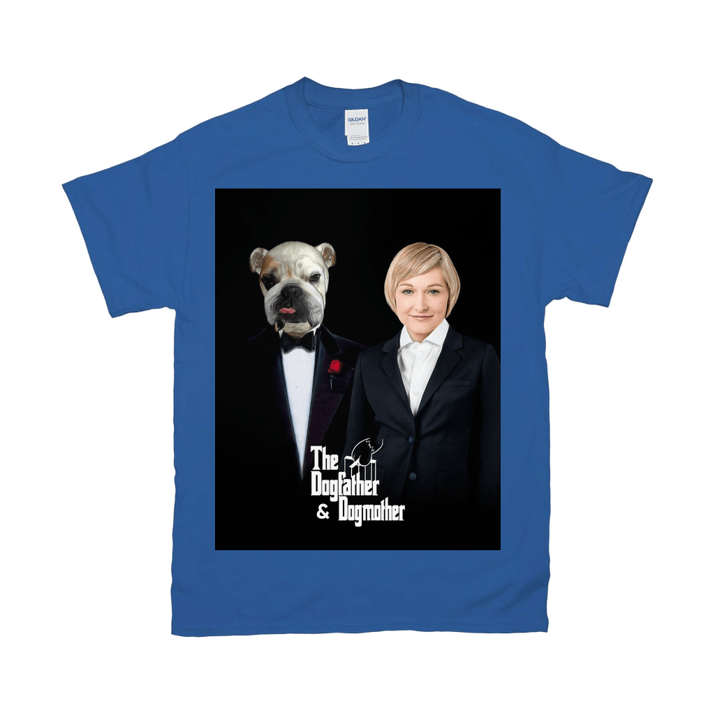 Camiseta personalizada para mascota/humano &#39;The Dogfather &amp;amp; Dogmother&#39; 