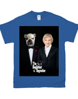 Camiseta personalizada para mascota/humano 'The Dogfather &amp; Dogmother' 