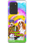 Funda personalizada para teléfono con 2 mascotas 'The Fresh Pooch'