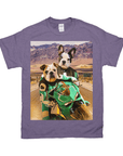 Camiseta personalizada con 2 mascotas 'Kawadawgi Riders'