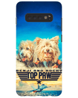 Funda personalizada para teléfono con 2 mascotas 'Top Paw'