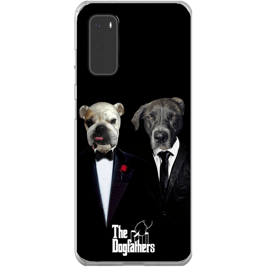 Funda personalizada para teléfono con 2 mascotas &#39;The Dogfathers&#39;