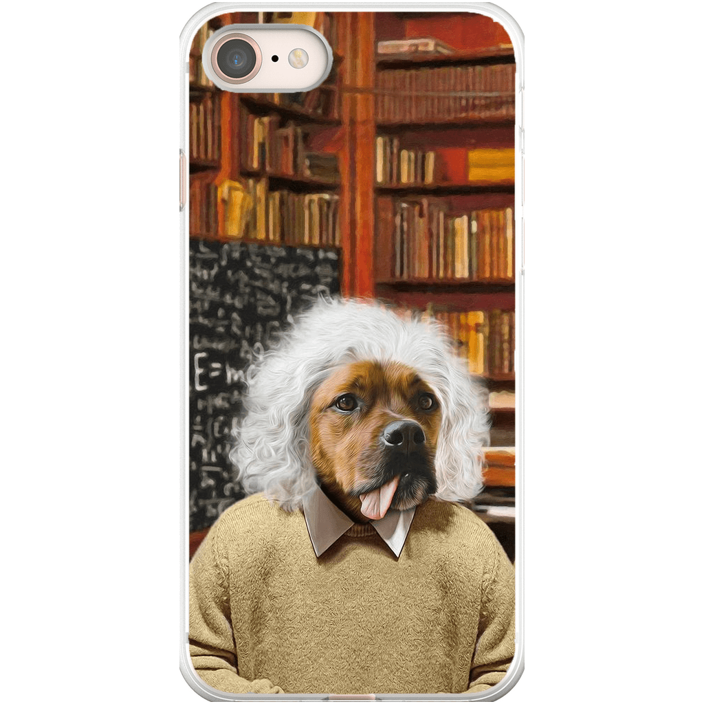 Funda para móvil personalizada &#39;Albert Pawstein&#39;