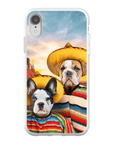 '2 Amigos' Funda personalizada para teléfono con 2 mascotas