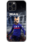 Funda para teléfono personalizada 'France Doggos Soccer'