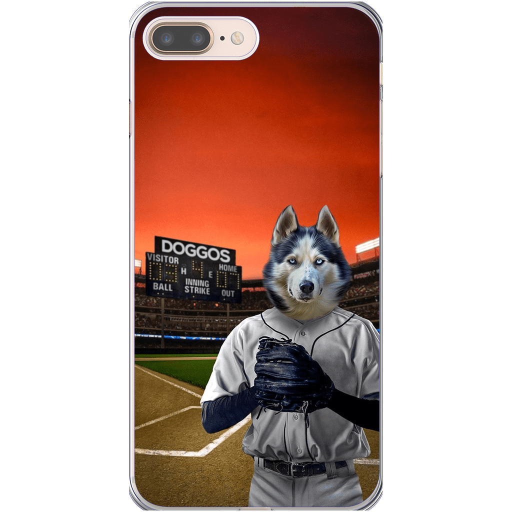 Funda para móvil personalizada &#39;El jugador de béisbol&#39;