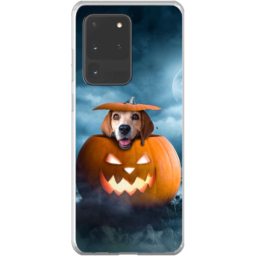 Funda para móvil personalizada &#39;The Pawmpkin&#39;