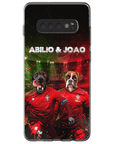 'Portugal Doggos' Funda personalizada para teléfono con 2 mascotas