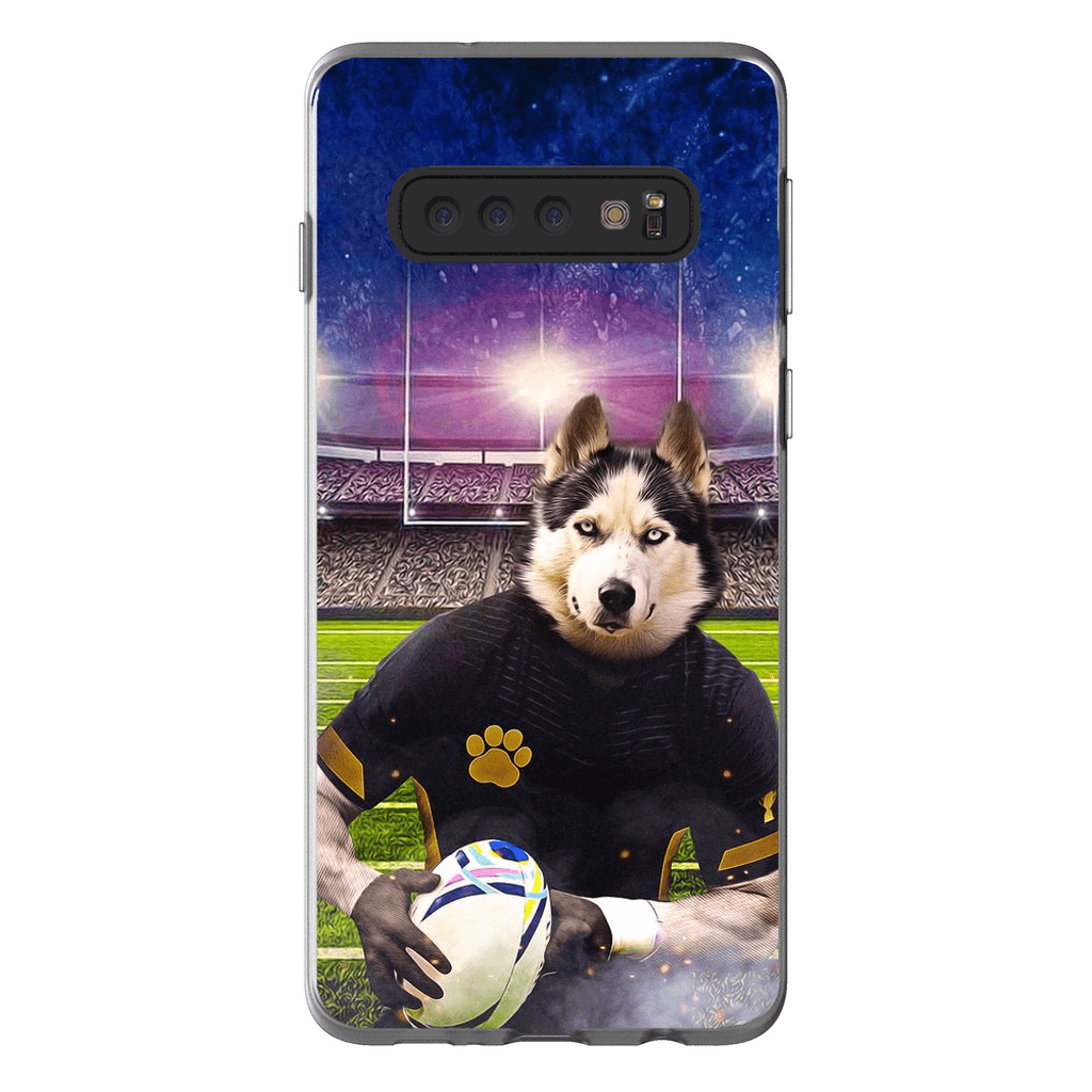 Funda para móvil personalizada &#39;El jugador de rugby&#39;