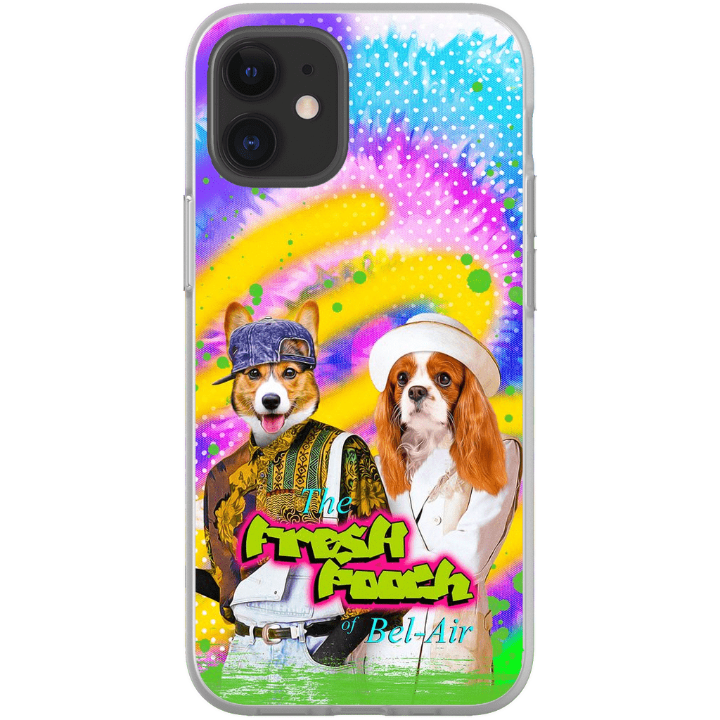 Funda personalizada para teléfono con 2 mascotas &#39;The Fresh Pooch&#39;