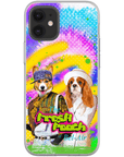 Funda personalizada para teléfono con 2 mascotas 'The Fresh Pooch'