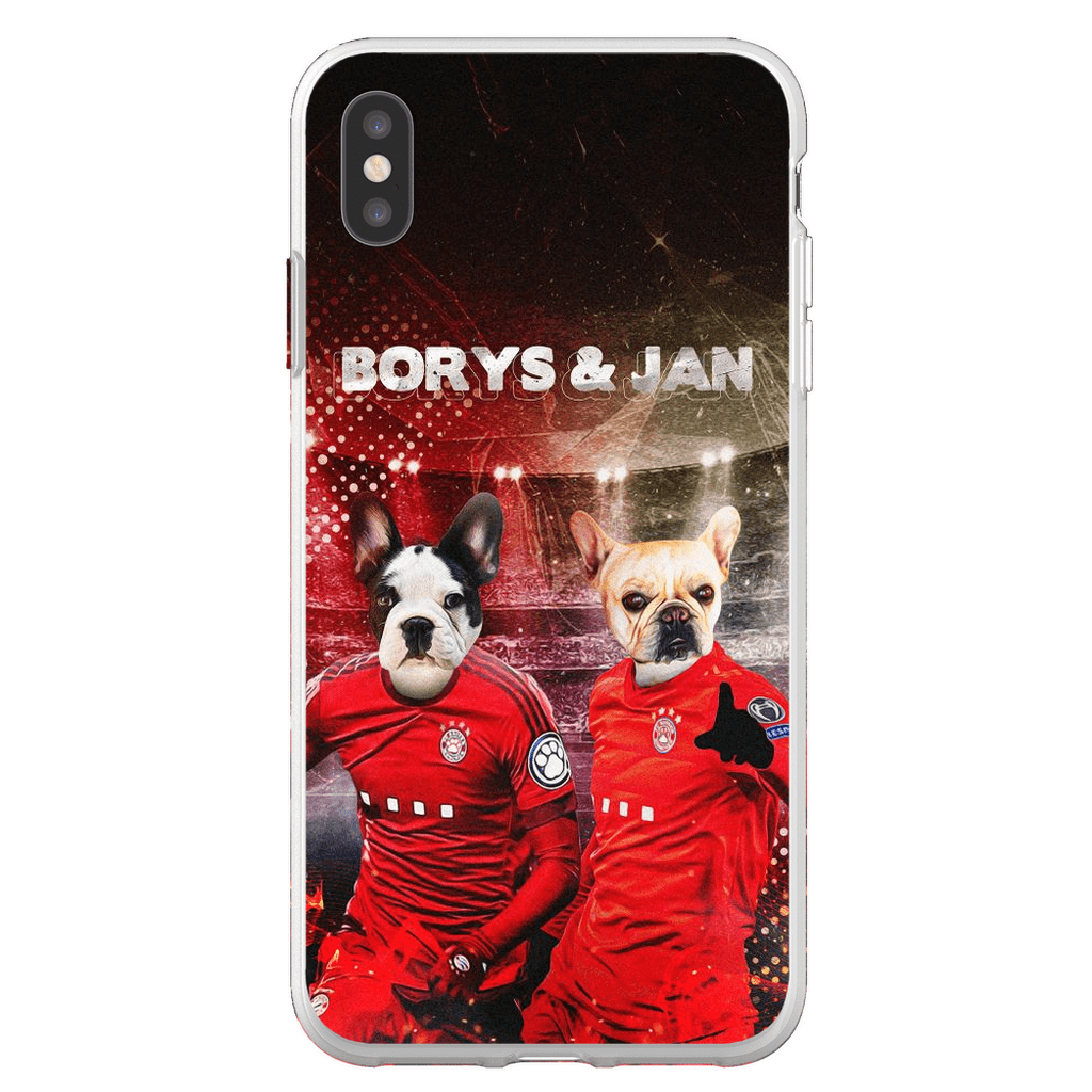 Funda personalizada para teléfono con 2 mascotas &#39;Poland Doggos&#39;