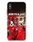 Funda personalizada para teléfono con 2 mascotas 'Poland Doggos'