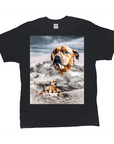 Camiseta personalizada para mascotas 'Majestic Snowy Mountain' 