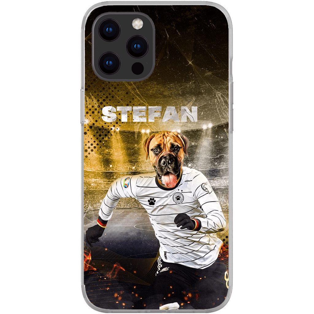 Funda para móvil personalizada &#39;Alemania Doggos Soccer&#39;