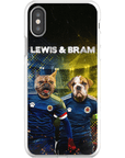 Funda personalizada para teléfono con 2 mascotas 'Scotland Doggos'