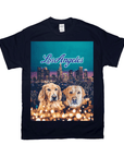 Camiseta personalizada con 2 mascotas 'Doggos of Los Angeles'