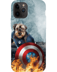 Funda para teléfono personalizada 'Capitán Doggmerica'