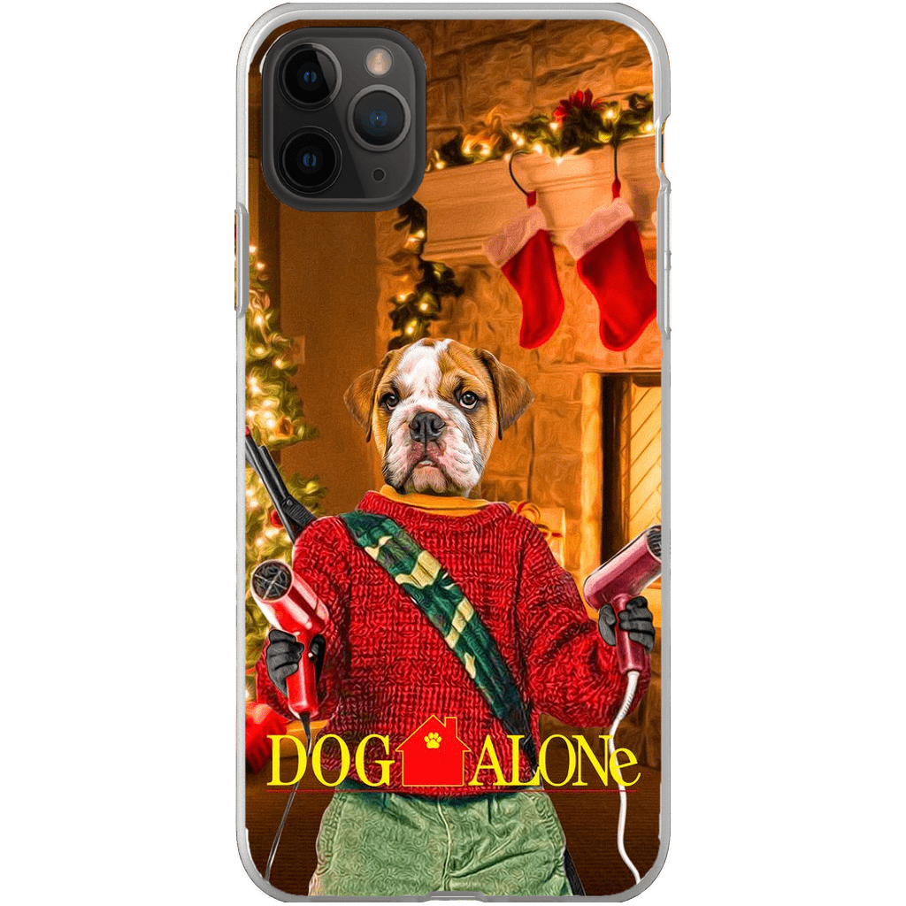 Funda para teléfono personalizada &#39;Perro solo&#39;