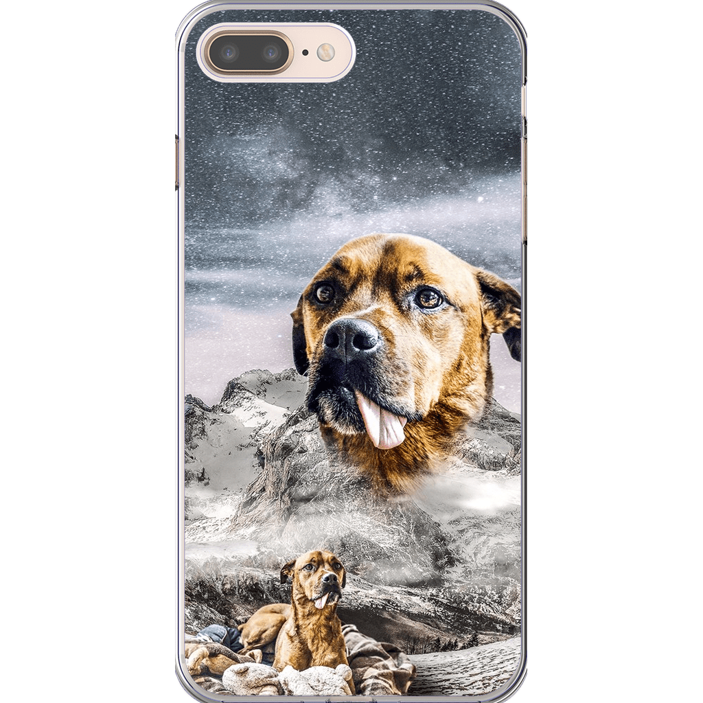 Funda para teléfono personalizada &#39;Majestic Snowy Mountain&#39;