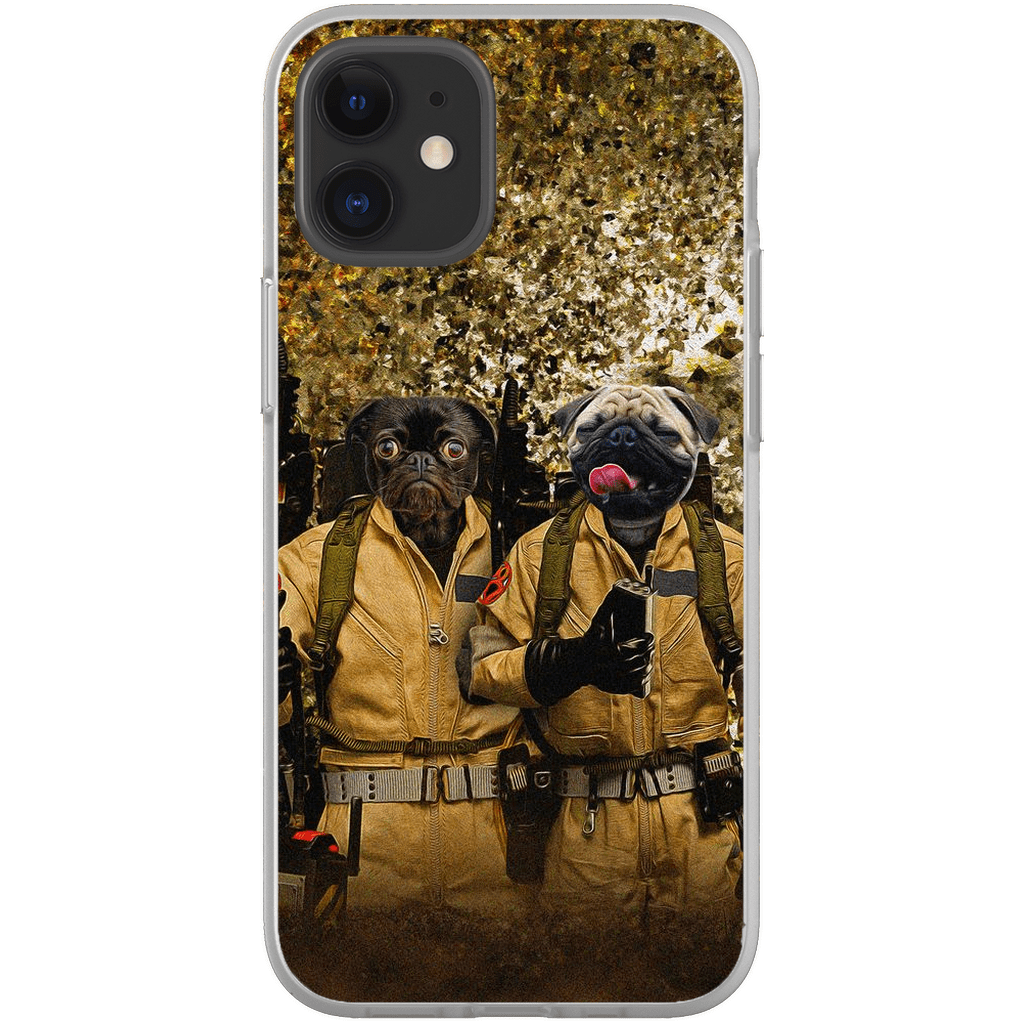 Funda para móvil personalizada con 2 mascotas &#39;Dog Busters&#39;