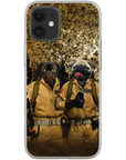 Funda para móvil personalizada con 2 mascotas 'Dog Busters'