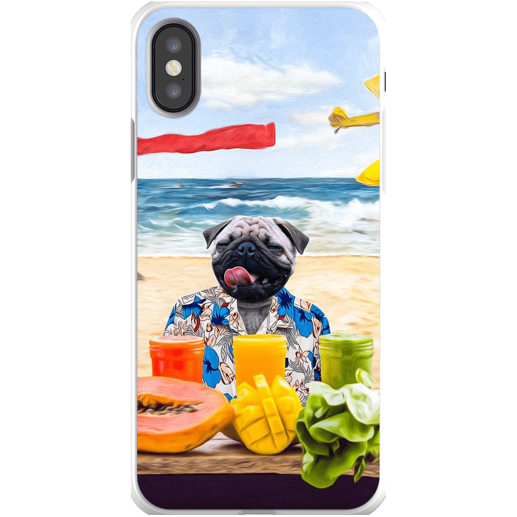 Funda para móvil personalizada &#39;El perro de la playa&#39;