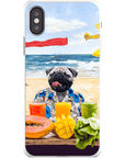 Funda para móvil personalizada 'El perro de la playa'